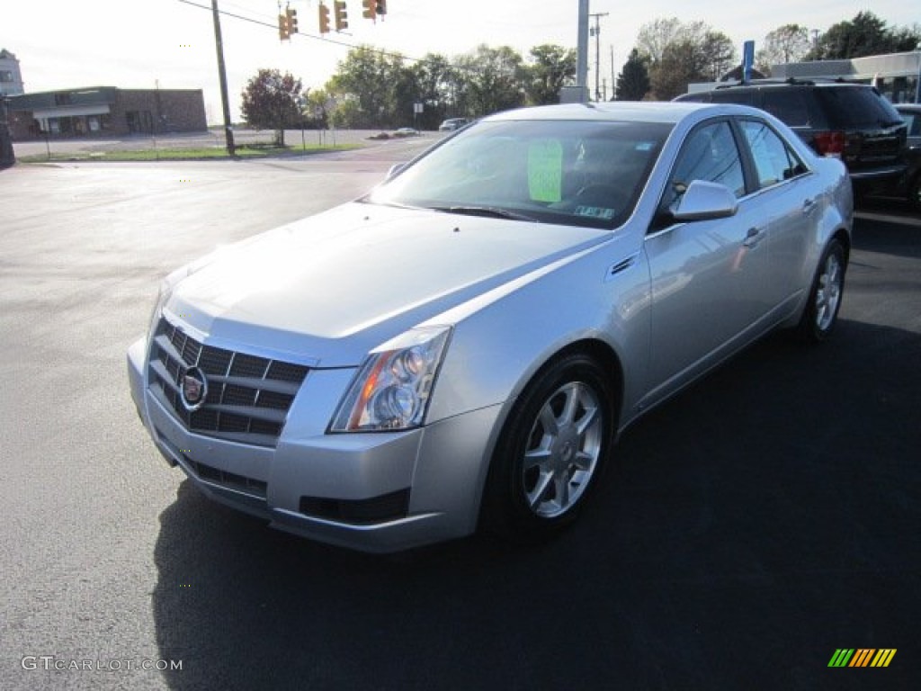 2009 CTS 4 AWD Sedan - Radiant Silver / Ebony photo #3