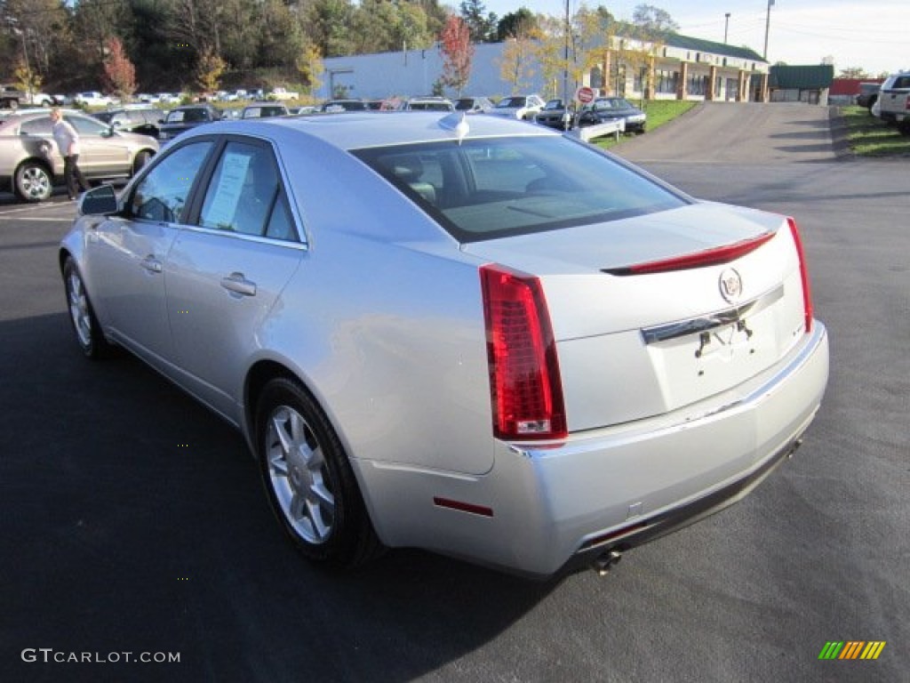 2009 CTS 4 AWD Sedan - Radiant Silver / Ebony photo #5
