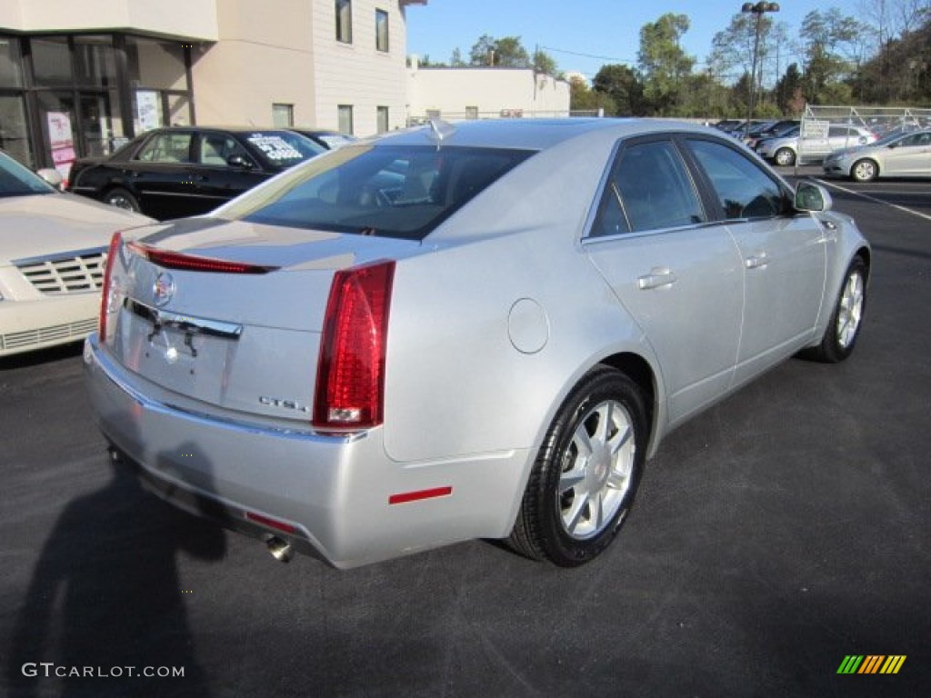 2009 CTS 4 AWD Sedan - Radiant Silver / Ebony photo #7