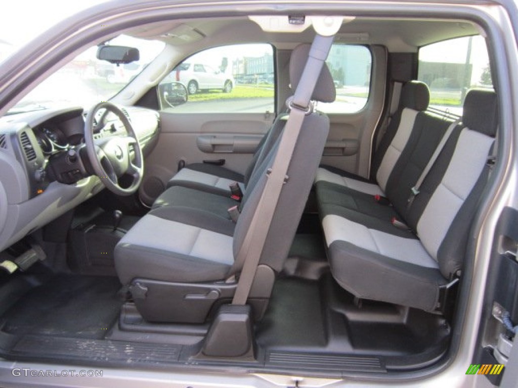 2008 Silverado 1500 Work Truck Extended Cab 4x4 - Silver Birch Metallic / Dark Titanium photo #14