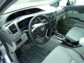 Gray 2012 Honda Civic LX Sedan Interior Color