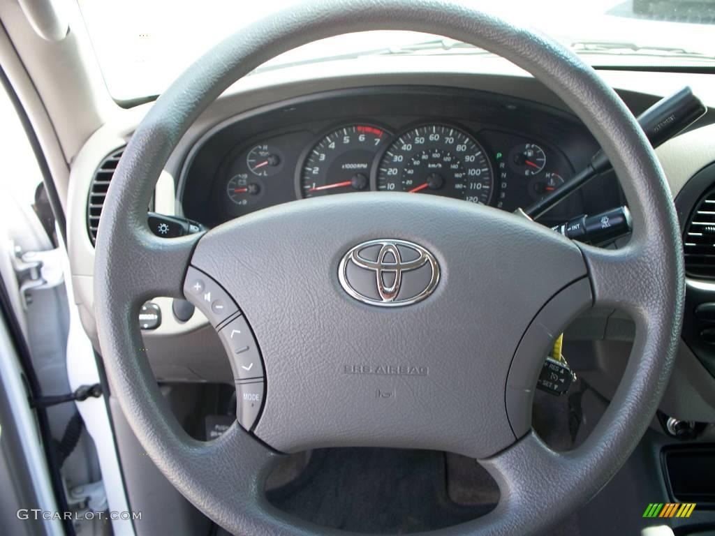 2005 Tundra Limited Double Cab - Natural White / Dark Gray photo #29