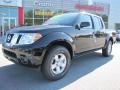 2012 Super Black Nissan Frontier SV Crew Cab  photo #1