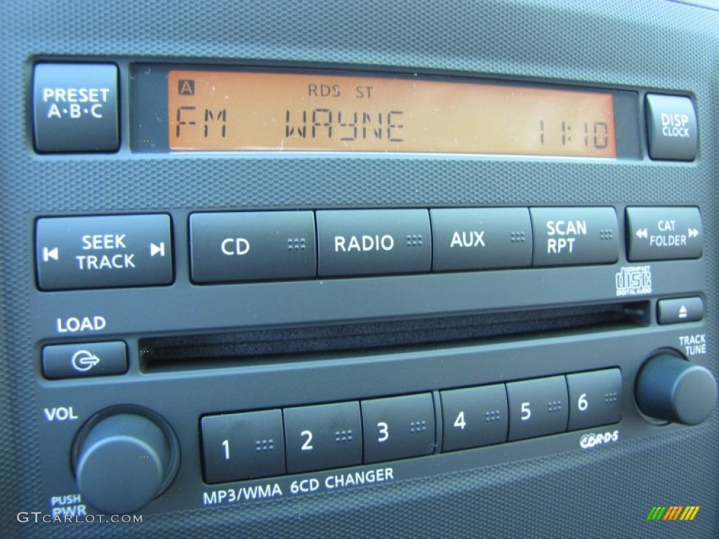 2012 Nissan Frontier SV Crew Cab Audio System Photo #55435041