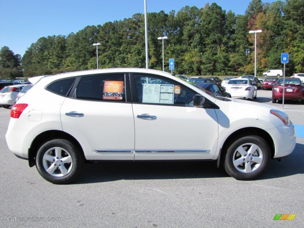 2012 Rogue S Special Edition - Pearl White / Gray photo #6
