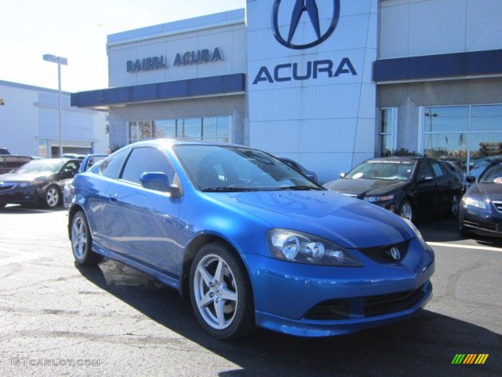 Vivid Blue Pearl Acura RSX