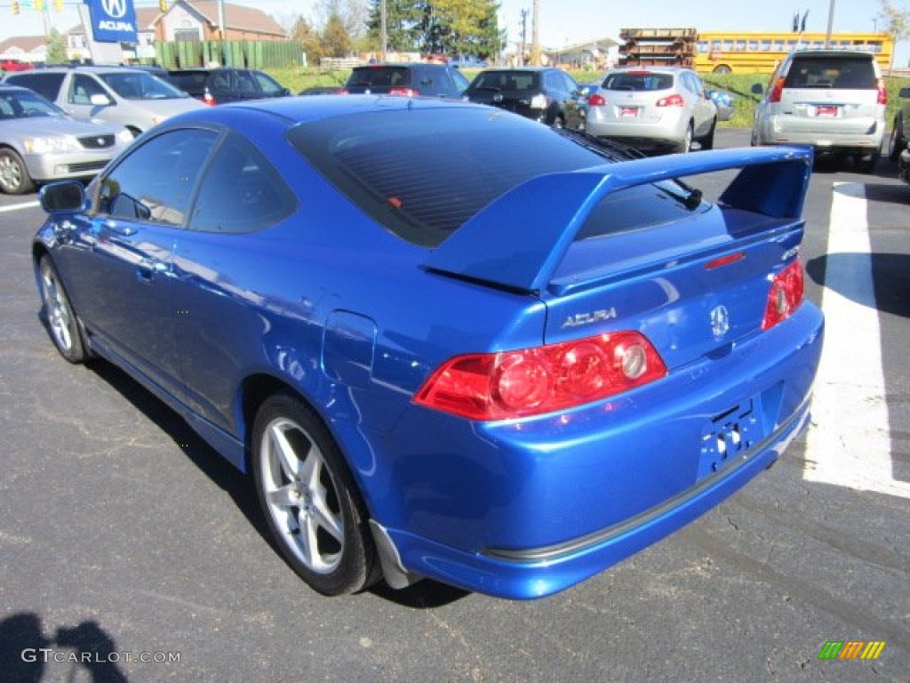 2006 RSX Type S Sports Coupe - Vivid Blue Pearl / Ebony photo #5