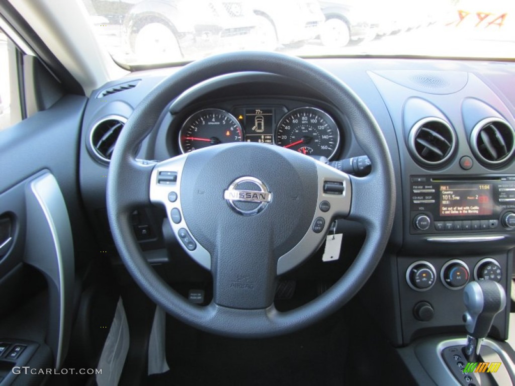 2012 Rogue S Special Edition - Pearl White / Gray photo #13