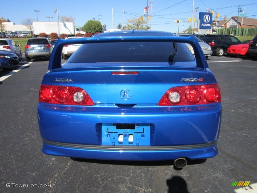 2006 RSX Type S Sports Coupe - Vivid Blue Pearl / Ebony photo #6