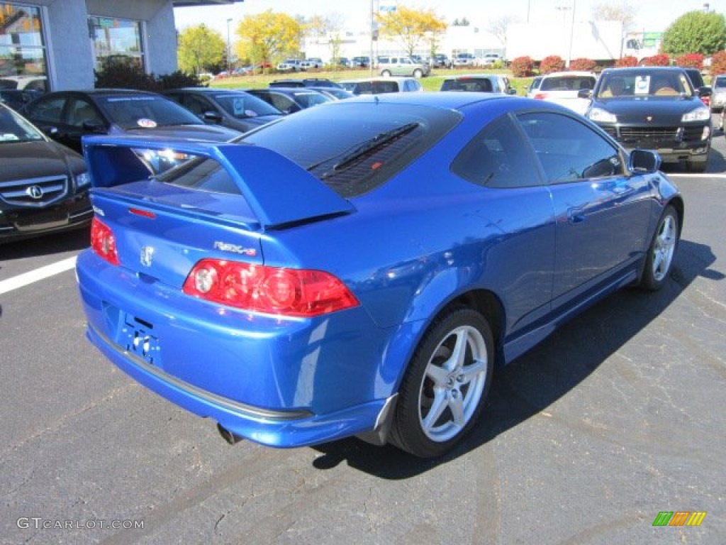 2006 RSX Type S Sports Coupe - Vivid Blue Pearl / Ebony photo #7