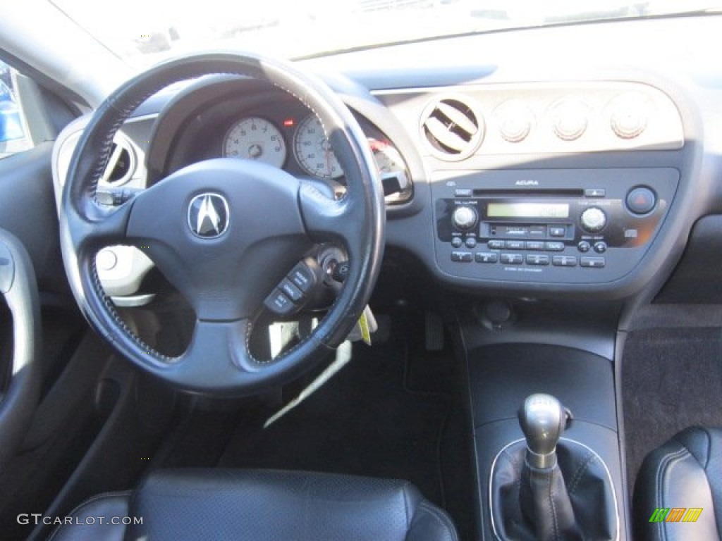 2006 RSX Type S Sports Coupe - Vivid Blue Pearl / Ebony photo #14