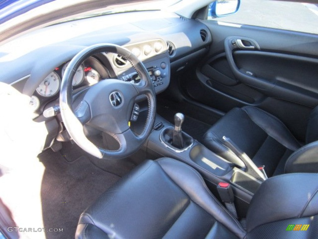 2006 RSX Type S Sports Coupe - Vivid Blue Pearl / Ebony photo #17