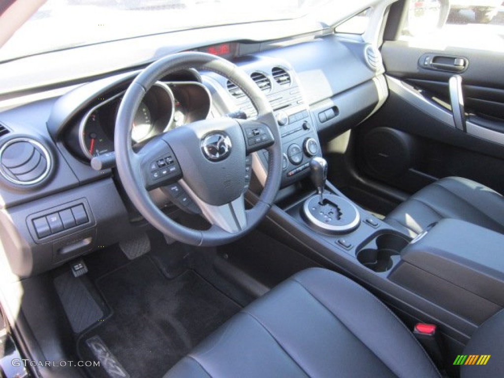 Black Interior 2010 Mazda CX-7 s Touring AWD Photo #55435947