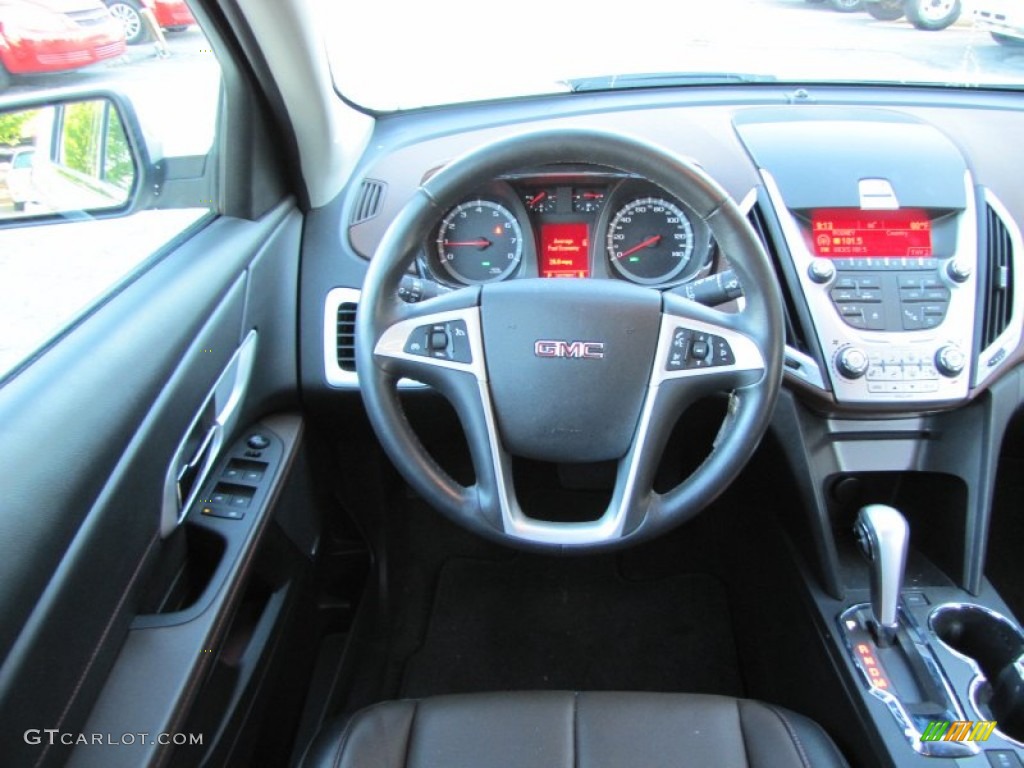 2010 GMC Terrain SLT Brownstone Dashboard Photo #55437039