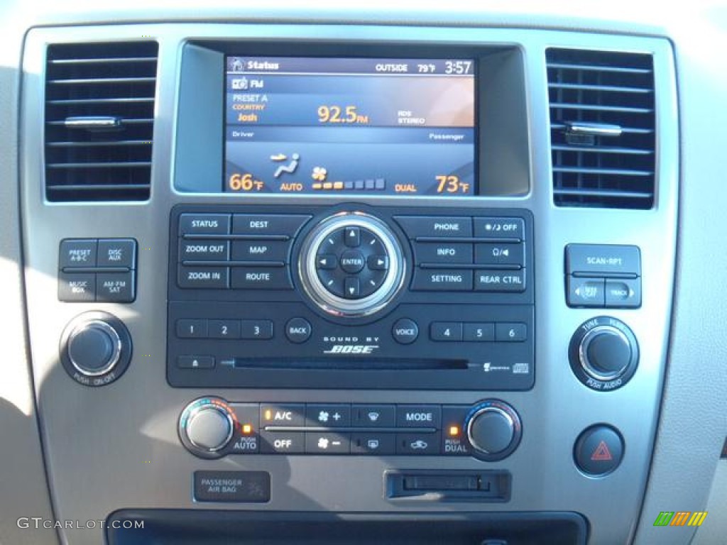 2011 Nissan Armada Platinum Controls Photo #55437843