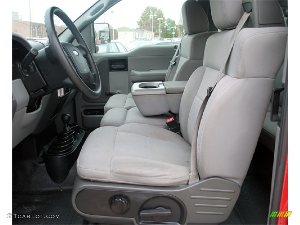 2006 F150 STX SuperCab 4x4 - Bright Red / Medium/Dark Flint photo #14