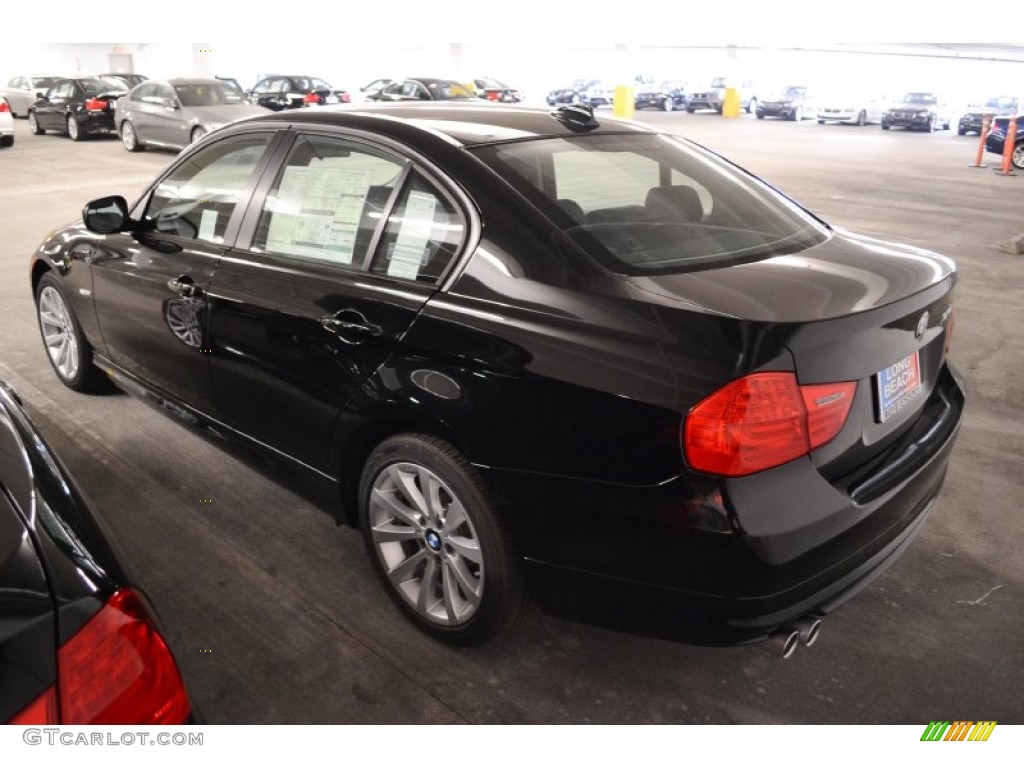 2011 3 Series 328i Sedan - Jet Black / Black Dakota Leather photo #9