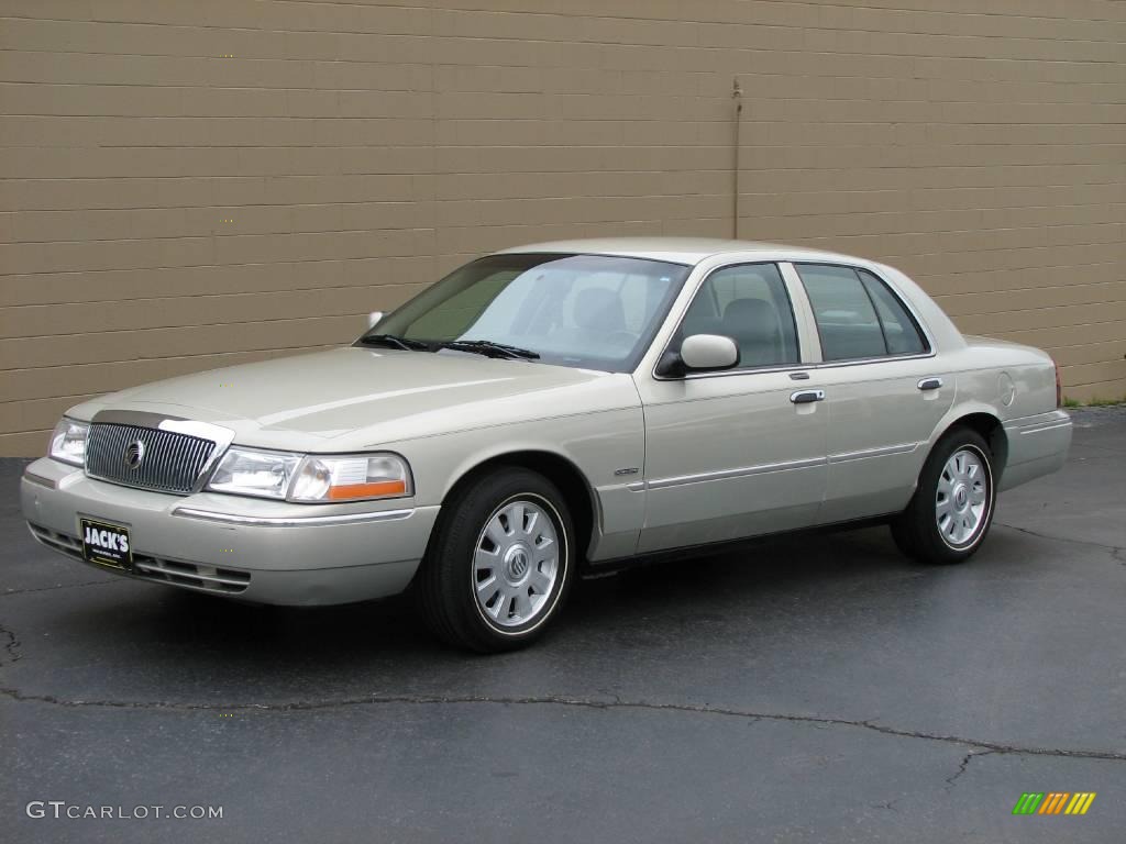 2003 Grand Marquis LS - Gold Ash Metallic / Medium Parchment photo #2