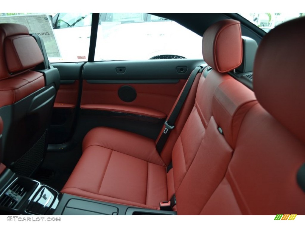 2011 3 Series 328i Convertible - Jet Black / Coral Red/Black Dakota Leather photo #8