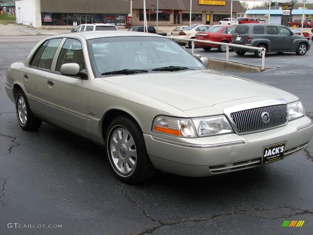 2003 Grand Marquis LS - Gold Ash Metallic / Medium Parchment photo #6