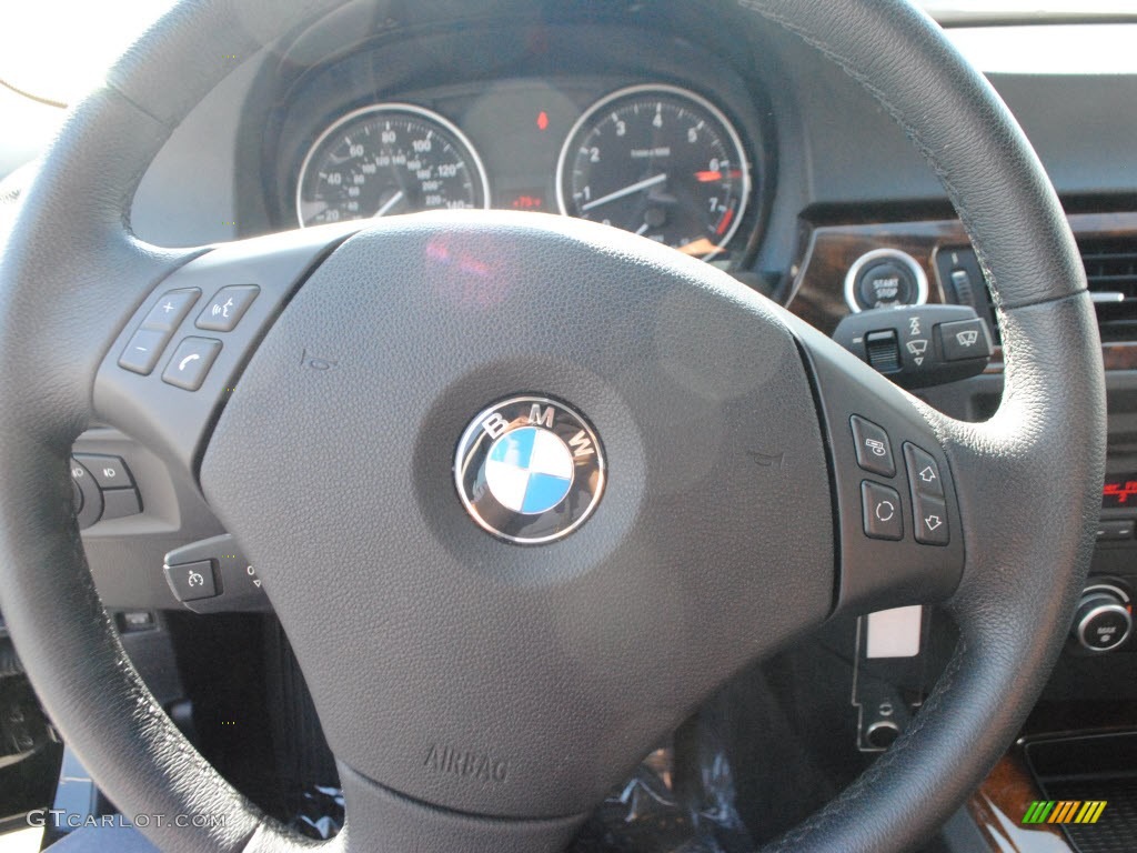2010 3 Series 328i Sedan - Jet Black / Black photo #19