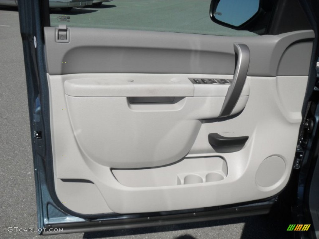 2012 Silverado 1500 LT Extended Cab 4x4 - Blue Granite Metallic / Light Titanium/Dark Titanium photo #9