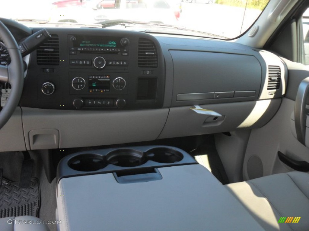2012 Silverado 1500 LT Extended Cab 4x4 - Blue Granite Metallic / Light Titanium/Dark Titanium photo #14