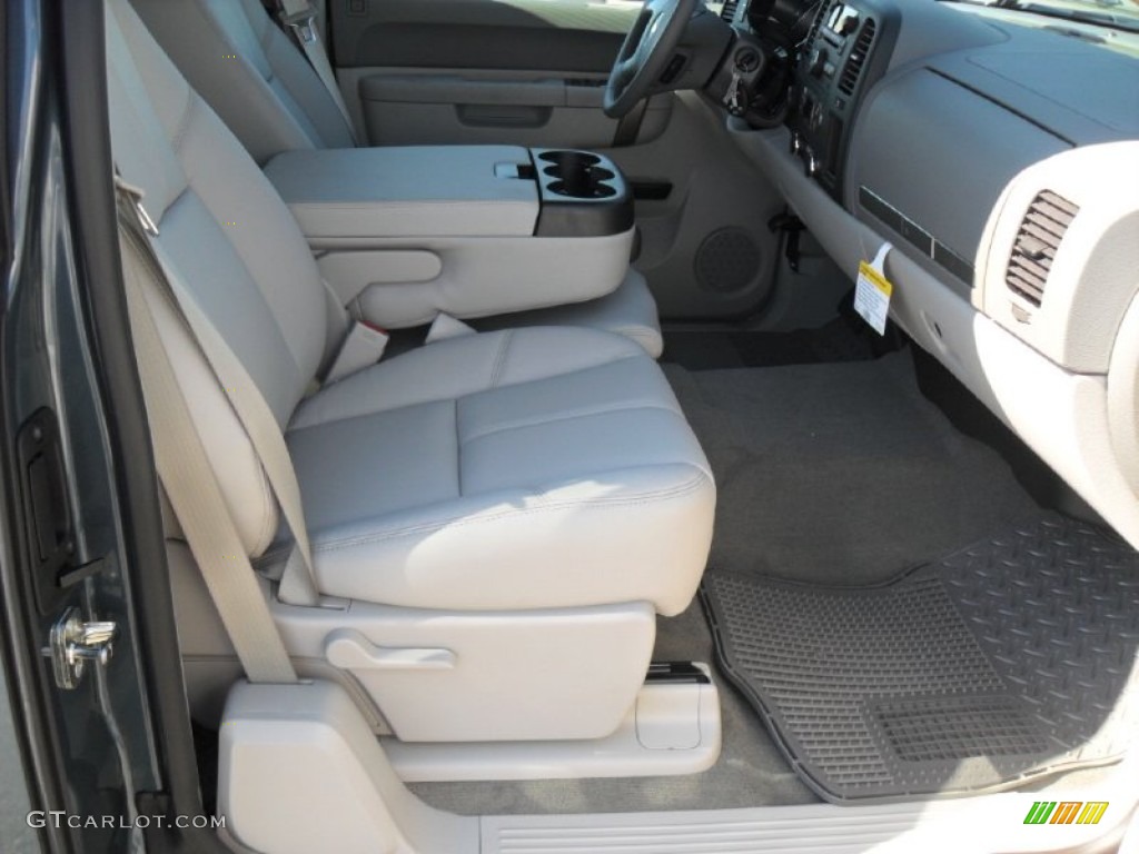 2012 Silverado 1500 LT Extended Cab 4x4 - Blue Granite Metallic / Light Titanium/Dark Titanium photo #17
