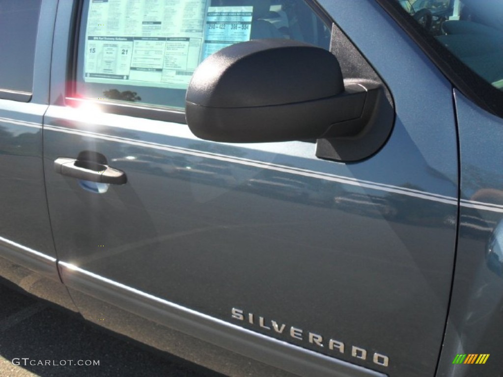 2012 Silverado 1500 LT Extended Cab 4x4 - Blue Granite Metallic / Light Titanium/Dark Titanium photo #20