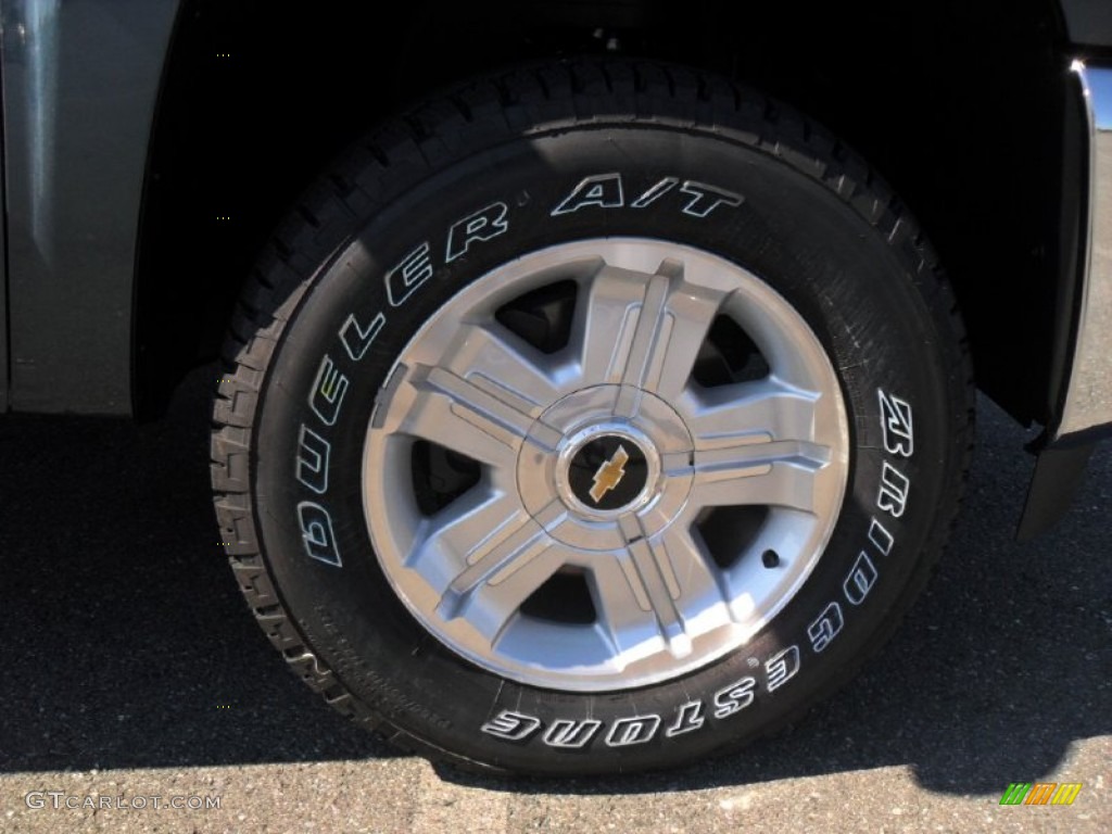 2012 Silverado 1500 LT Extended Cab 4x4 - Blue Granite Metallic / Light Titanium/Dark Titanium photo #21