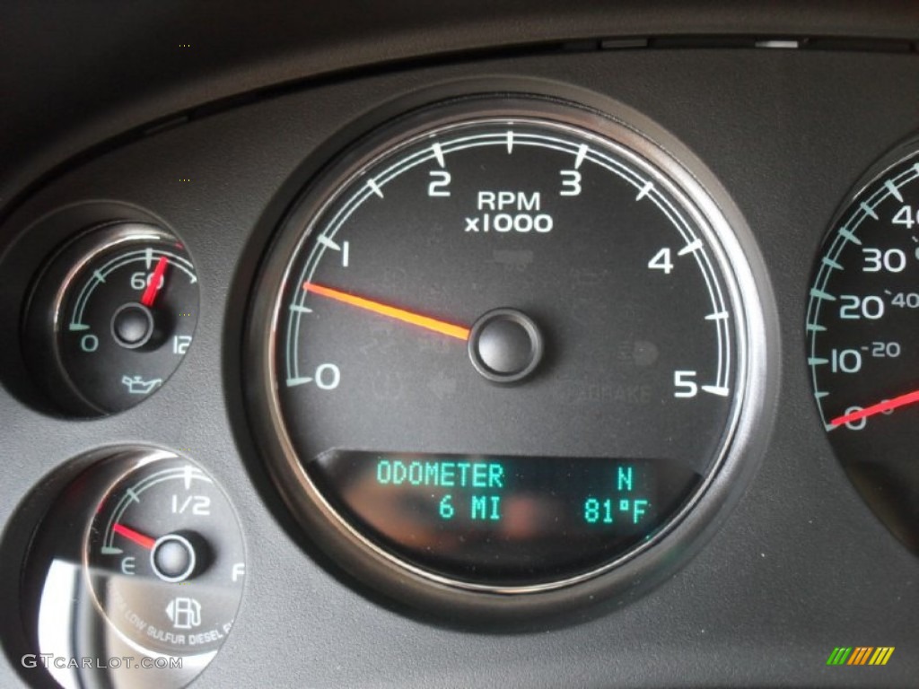 2012 Silverado 3500HD LTZ Crew Cab 4x4 Dually - Summit White / Dark Cashmere/Light Cashmere photo #13