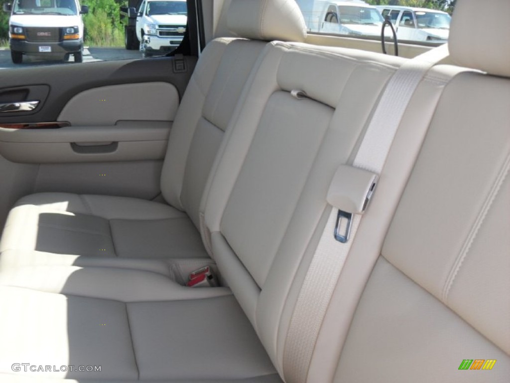 2012 Silverado 3500HD LTZ Crew Cab 4x4 Dually - Summit White / Dark Cashmere/Light Cashmere photo #14