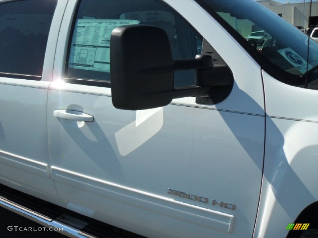 2012 Silverado 3500HD LTZ Crew Cab 4x4 Dually - Summit White / Dark Cashmere/Light Cashmere photo #22