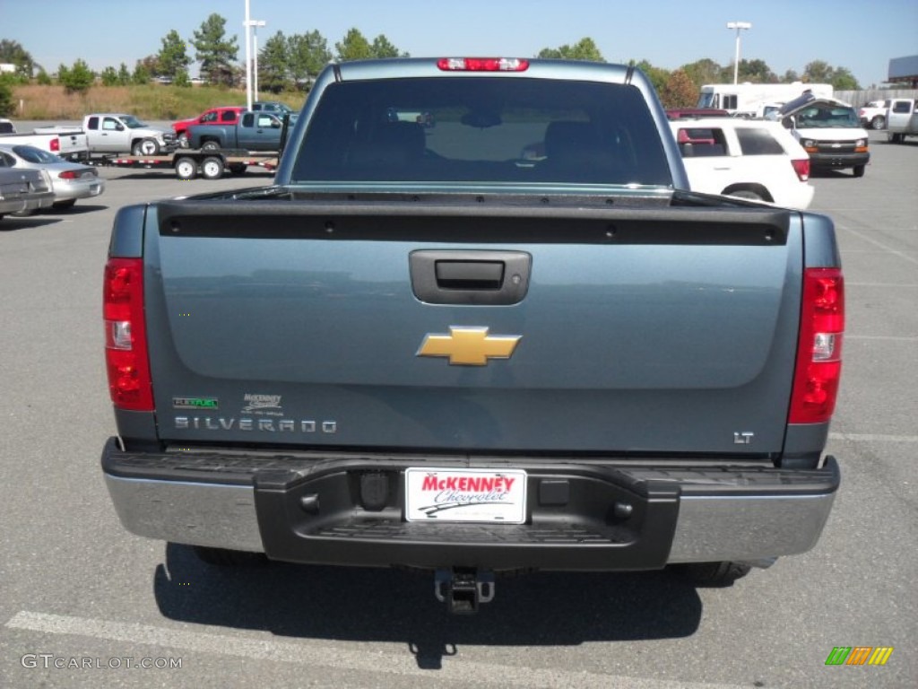 2012 Silverado 1500 LT Crew Cab 4x4 - Blue Granite Metallic / Ebony photo #3