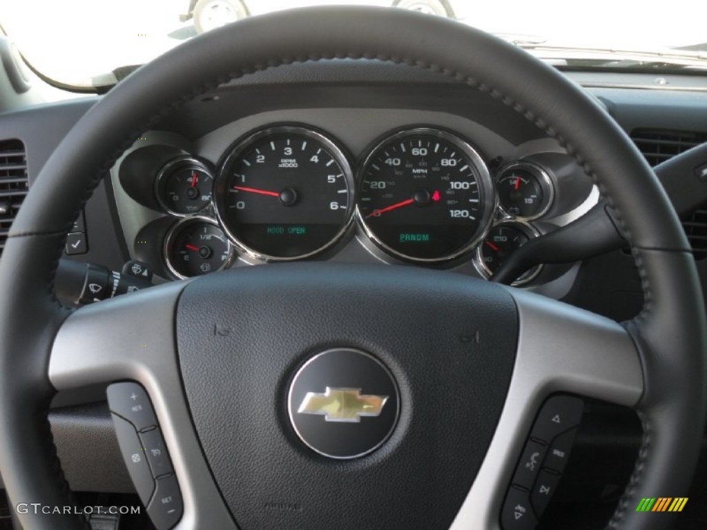 2011 Silverado 1500 LT Crew Cab 4x4 - Black / Ebony photo #12