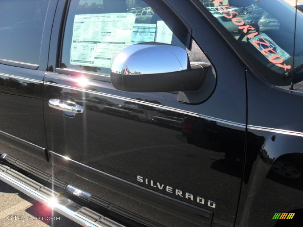 2011 Silverado 1500 LT Crew Cab 4x4 - Black / Ebony photo #22