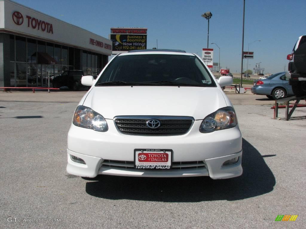 2006 Corolla S - Super White / Stone photo #3