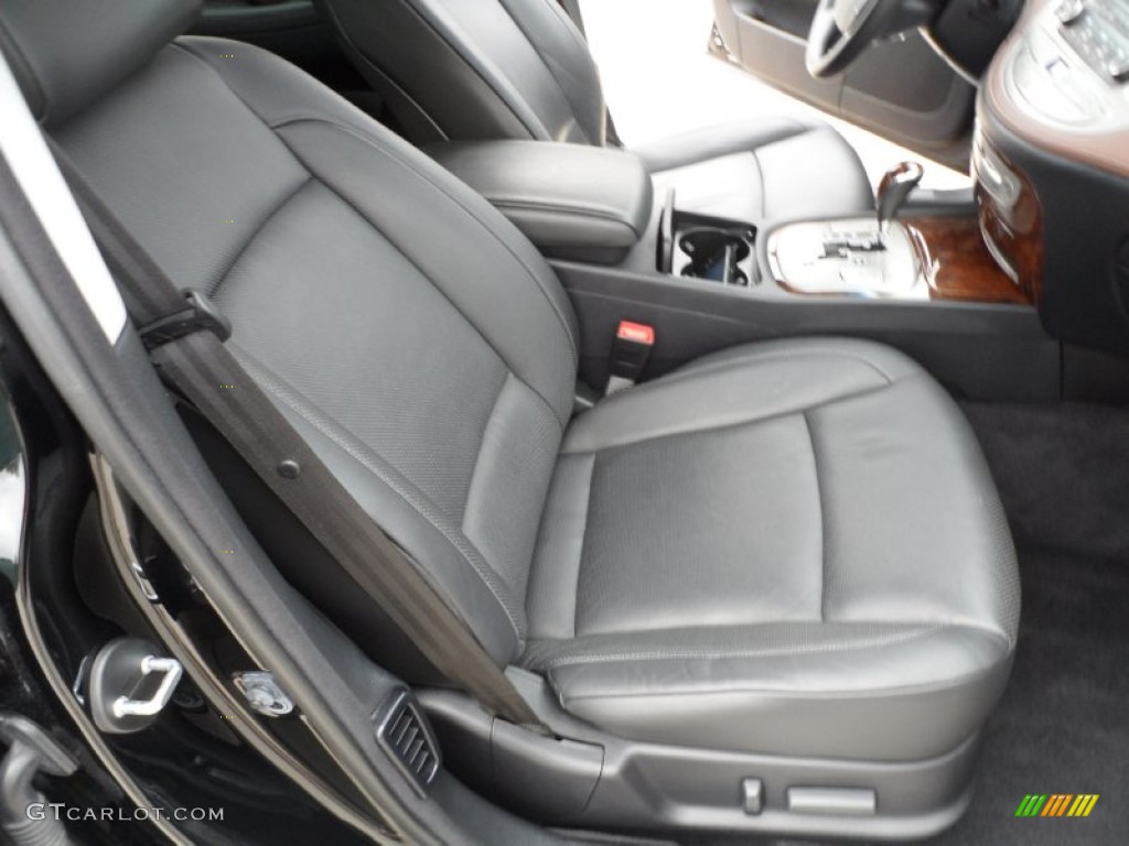 Black Interior 2009 Hyundai Genesis 3.8 Sedan Photo #55442077