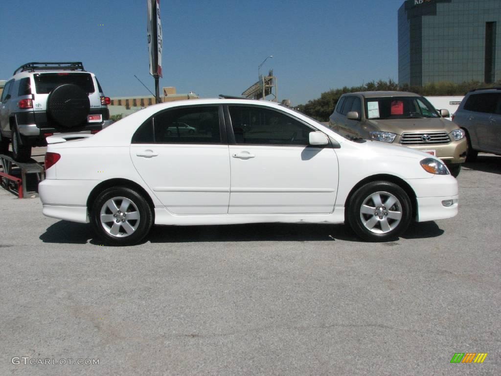 2006 Corolla S - Super White / Stone photo #5