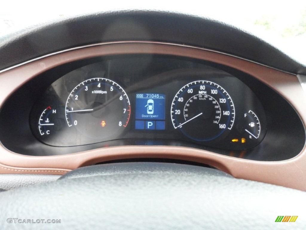 2009 Hyundai Genesis 3.8 Sedan Gauges Photo #55442173