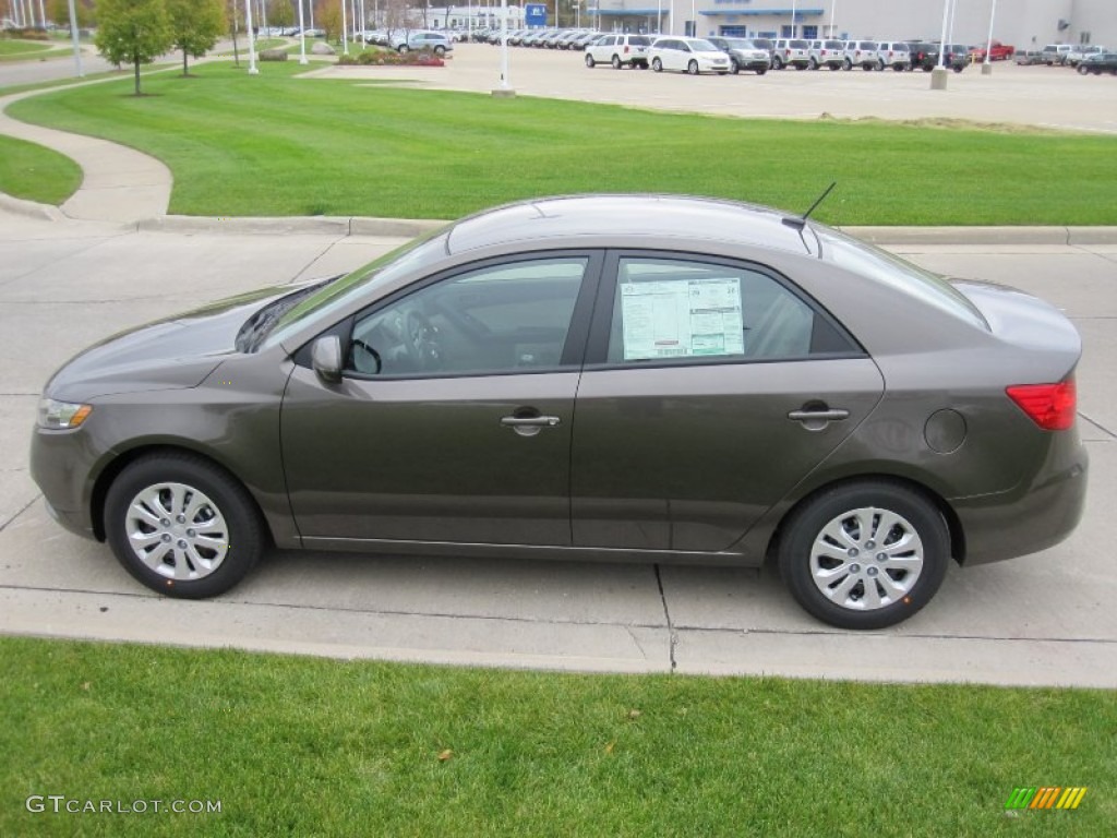 Metal Bronze 2012 Kia Forte EX Exterior Photo #55442458