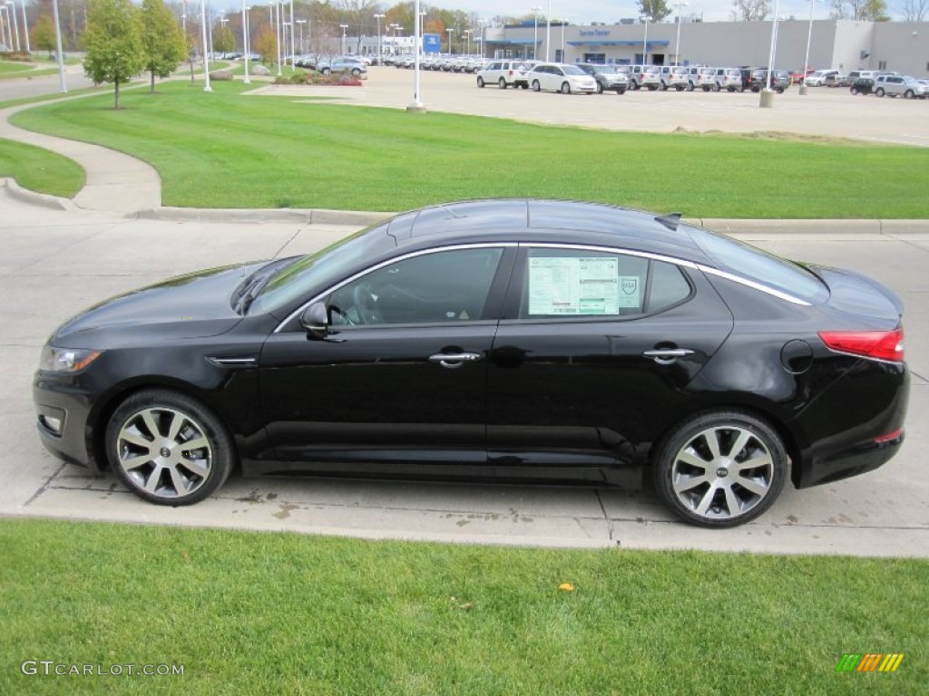 Ebony Black 2012 Kia Optima SX Exterior Photo #55442578