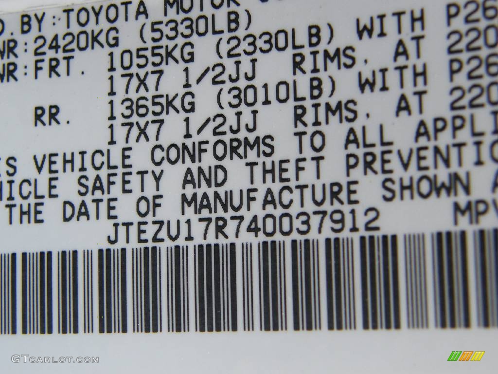 2004 4Runner Limited - Galactic Gray Mica / Stone photo #33