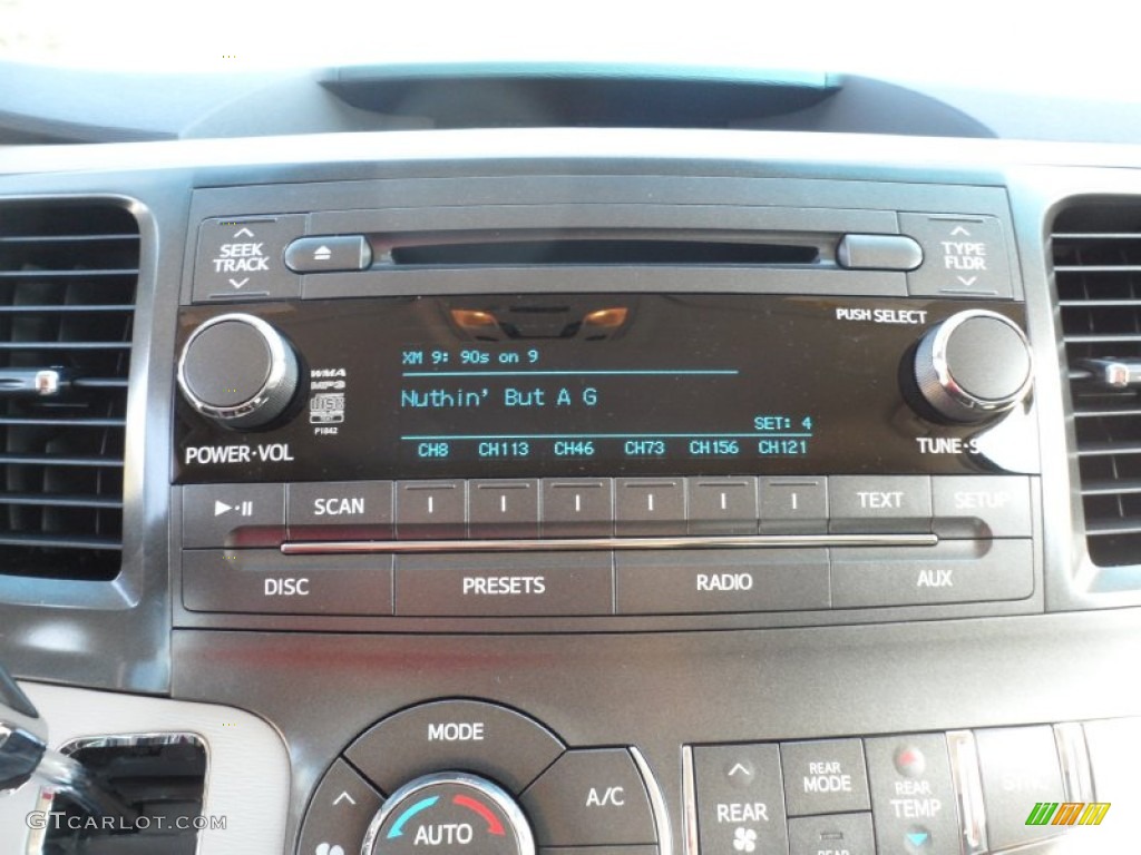 2012 Toyota Sienna SE Audio System Photo #55445251