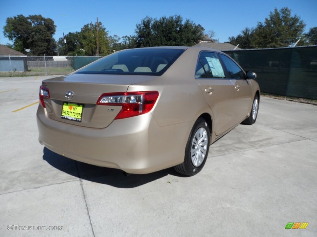 2012 Camry LE - Sandy Beach Metallic / Ivory photo #3