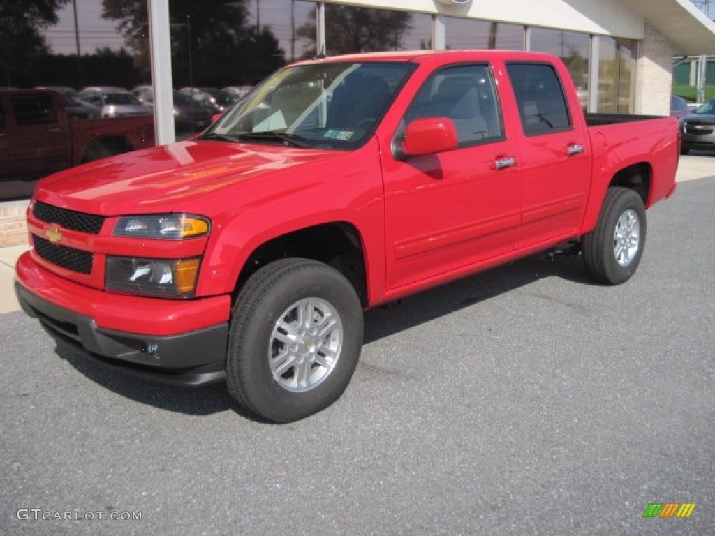 Victory Red 2012 Chevrolet Colorado LT Crew Cab 4x4 Exterior Photo #55446275