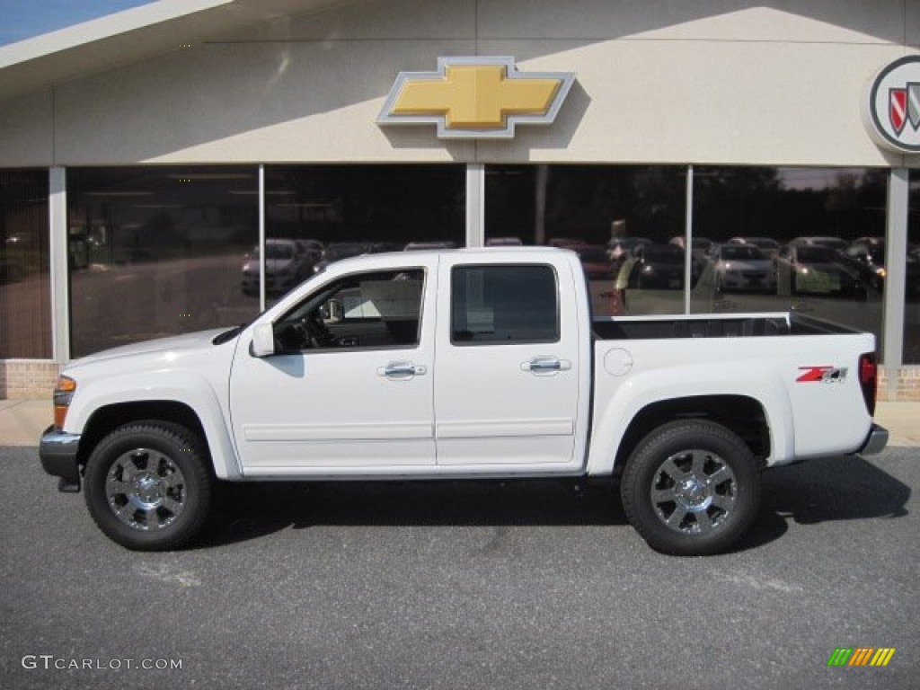 2012 Colorado LT Crew Cab 4x4 - Summit White / Ebony photo #1