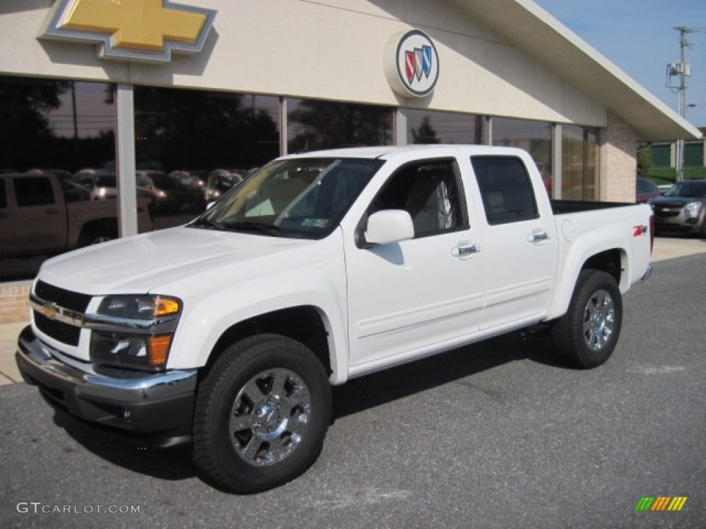 Summit White 2012 Chevrolet Colorado LT Crew Cab 4x4 Exterior Photo #55446362