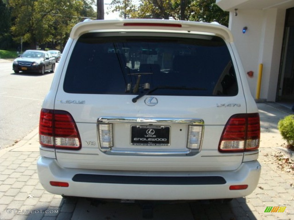 2007 LX 470 - Crystal White / Ivory photo #5