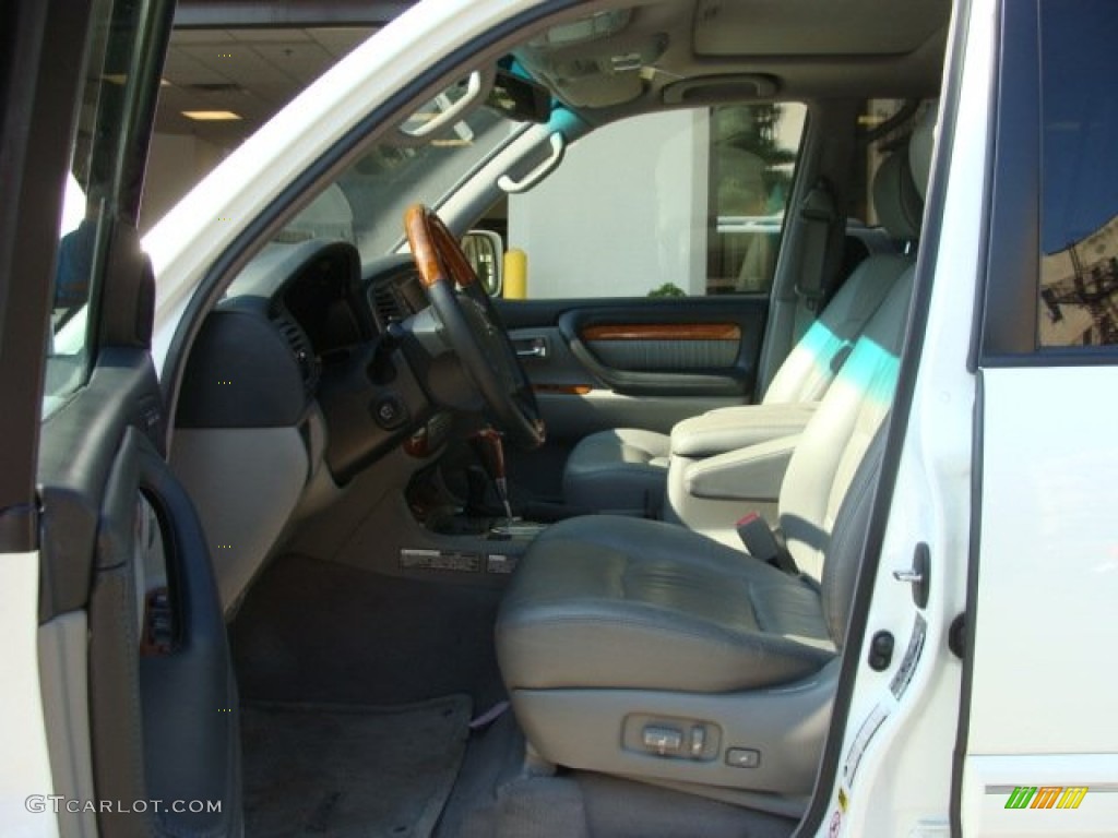 2007 LX 470 - Crystal White / Ivory photo #7